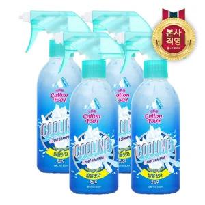온더바디 코튼풋 발을씻자 풋샴푸 쿨링 385ml x 4개