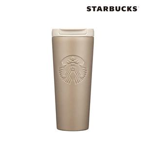 스타벅스 SS 뉴트럴 밸류 골드 텀블러 473ml