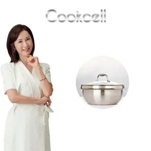 전인화의 쿡셀 블랙큐브 가마솥 22cm(유리뚜껑포함)