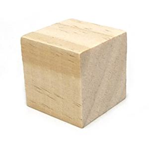 우드 나무 사각 10cm 정사각형 큐브 주사위 받침대