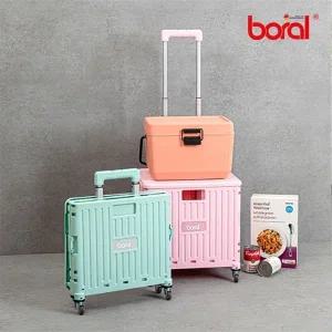 [Boral] 보랄 접이식 폴딩카트 대용량45L 적재하중25kg BR-FC1100P