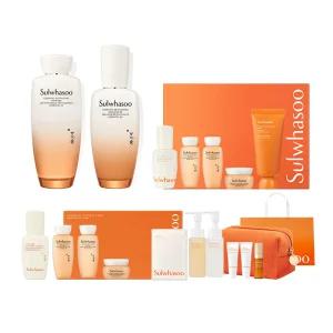 설화수 NEW 자음 2종 세트(자음수EX + 자음유액EX), 1개+증정(코듀로이 파우치 포함 11종 샘플+쇼핑백, 1개)