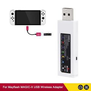 Mayflash MAGIC-X USB 무선 어댑터 PS5 컨트롤러용 Xbox 시리즈 X 스위치 라즈베리 NeoG