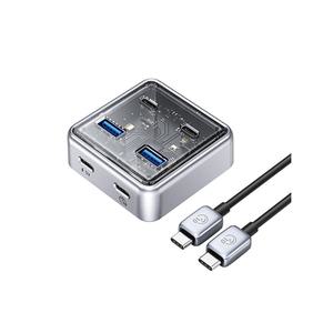 ORICO XHJ2U2C-G2-05 무전원 4포트 USB 3.2 허브 USB-C 허브 HUB 유전원 겸용 50CM
