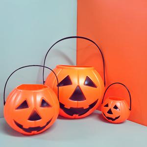 고루담 할로윈 할러윈 데이 사탕 캔디 소품 구디백 호박 바구니 대 중 소 사이즈