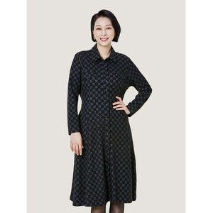 [Elegance Madam]다이아그램 기모 원피스 K233OP01_P352306786