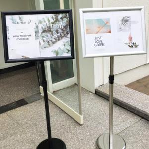 스탠드 메뉴판 거치대 A3 A4 안내판 입간판 POP 배너 광고판 포스터