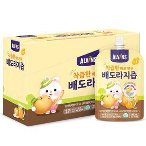 엘빈즈 착츱한 쥬스 배로 만든 배도라지즙 80ml 혼합맛배/도라지 20개 493613
