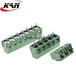 50 개 몫 MG128-2P 3P 4P 5P 6P 접합, 나사 유형 PCB 간격 3.81 커넥터 단자, 단자 녹색 KF128 녹색 구리