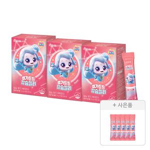락피도 뼈가튼튼 칼슘젤리 15포, 3개 + 증정(뼈가튼튼칼슘젤리 1포, 5개)