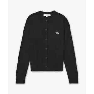 메종키츠네 MAISON KITSUNE 베이비 폭스 패치 레귤러 가디건 블랙 MW00507KT1036P199