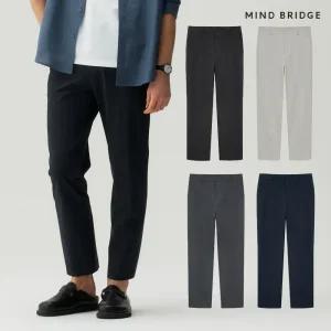 (택가 59,900원)마인드브릿지 테이퍼드하프밴딩슬랙스 MZPT31A1