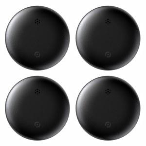 BISMZ 4 PCS GPS 트래커 키 파인더 블루투스 스마트 태그 미니 애완 동물 가방 Airtag for IOS Black