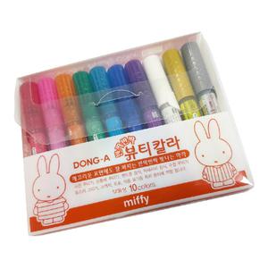 동아연필 홍당무 미피 반짝반짝 뷰티칼라 10색세트
