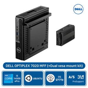 [마운트결합][Dell]옵티플렉스 7020MFF i5-14500T 16GB 1TBSSD FD AS3년(키보드+마우스세트)
