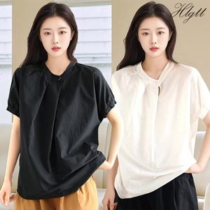 [헬리꽁땡] 클린 퍼프 소매 블라우스2종