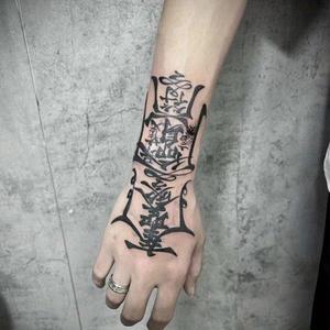 타투 1시트 부적 문신 스티커 방수 지속