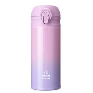 이지보틀텀블러 350ml 컬러5종 스테인레스 원터치 뚜껑 휴대용 미니보틀 물병 슬림바디