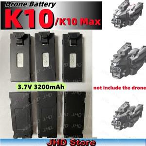 JHD K10 Max 배터리, 드론용 정품 3.7V 3200mAh 액세서리 부품, USB