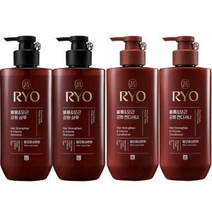 려 흑운 볼륨&모근강화 샴푸 480ml x2개+컨디셔너 480ml x2개 탈모증상완화