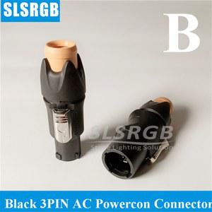 파워콘 전원 플러그 및 소켓 무대 LED 파 빔 이동 헤드 라이트 AC/DC 20A IP32 커넥터 스피커 섀시 어댑터 3