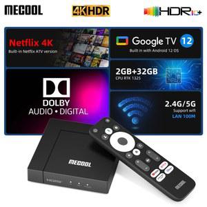 셋톱박스 TV 박스 안드로이드 MECOOL KM9 Pro Max 2025 구글 12 넷플릭스 돌비 오디오 2 32G WIFI 4G 5G 100M IP