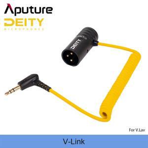 Deity V-Link TRS to 3 핀 XLR 팬톤 전력 변환기 케이블 3.5mm