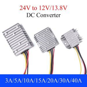 24V ~ 12V/13 8V 전력 변환기 3A 5A 10A 15A 20A 30A 40A 벅 레귤레이터 자동차 용 스텝 다운 전압 공급 모듈