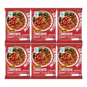 [소비기한 임박] 청정원 그레인보우 스리라차치킨 200g, 6개