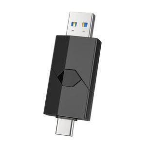[미국배송] RAOYI 512GB USB C 플래시 드라이브 2 IN 1 타입 + 3.0 듀얼 OTG 리트랙터블 타입-C 엄지 휴대용 USB-C 메모리 스틱 IPHONE 15 IPAD PRO ANDROID 스마트폰 태블릿 PC (블랙)