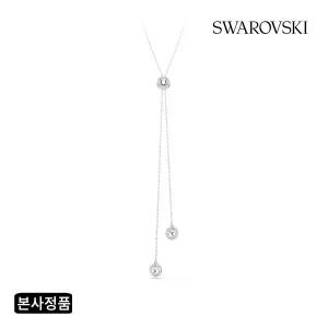 [스와로브스키](강남점)[본사정품/쇼핑백증정] Una 로듐 Y자형 목걸이 5733067