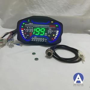 오토바이 디지털 패널 주행 속도계 LCD 타코미터 Ducati For Honda Kawasaki Suzuki