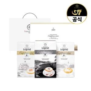 G7 레전드 카푸치노 커피 3종 선물세트 36입 (모카 / 헤이즐넛 / 코코넛 / 쇼핑백)