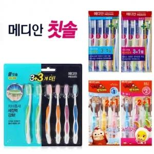 메디안 프라그 칫솔세트 코코몽 아동칫솔 어린이칫솔