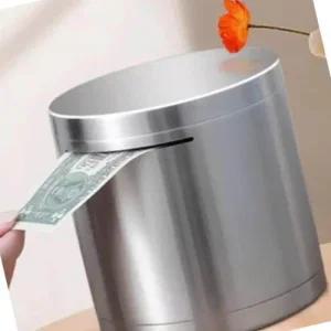지폐 저금통 대형 금고 안열리는 원형저금통