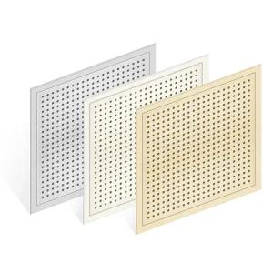 칼라 타공판 300x300mm / 슬림형 프레임형 철제 타공보드 인테리어 벽선반