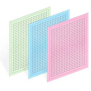 칼라 타공판 300x400mm / 슬림형 프레임형 철제 타공보드 인테리어 벽선반