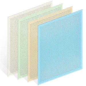 칼라 타공판 450x600mm / 슬림형 프레임형 철제 타공보드 인테리어 벽선반 알람 게시판