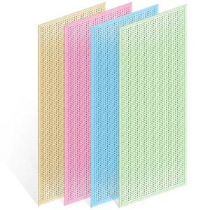 칼라 타공판 450x1200mm / 슬림형 프레임형 철제 타공보드 인테리어 벽선반 알람 게시판