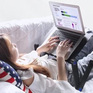 노트북 테이블 거치대 각도조절 눕서대 스탠드받침대 태블릿책상 침대