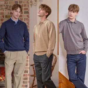 [워모] 25FW 베이직 카라 니트 3종