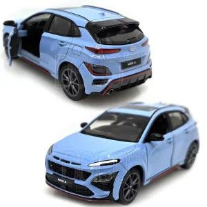 현대 코나 N 블루 국산 미니카 풀백 다이캐스트 피규어