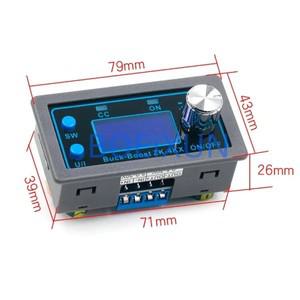 모터드라이버DC-DC Buck Boost Converter CC CV 0.5-30V 4A 5V 6V 12V Power Module Adjustable Regulated