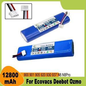 호환에코백스 디봇 오즈모 900 901 905 920 930 937 N8 Pro 리튬이온 14.4V 로봇 청소기 배터리 교체 12800