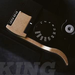 순수 구리  금속  카메라 확장 엄지 손가락 핫슈 그립 leica Q3 43 용으로 제작