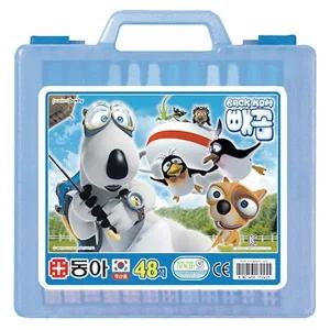 동아 크레파스 48색 남 갑 6개입