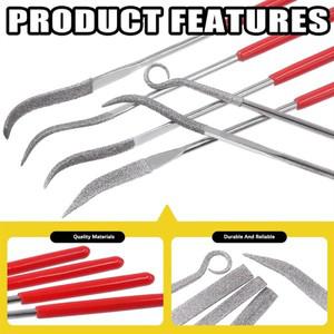AT63-11-Piece Mini 호환 Diamond File Combination Set Multi-Function Needle For Woodworking Sanding J