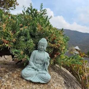 고품질 돌 석가모니 상 미니어처 부처님 장식 기도 불상 부처님장식 (WD3D068)