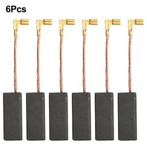 전기톱 브러쉬 세트 카본 야외 장비 크기: 6.2x11.2x29mm 전동 공구용 6개 소재