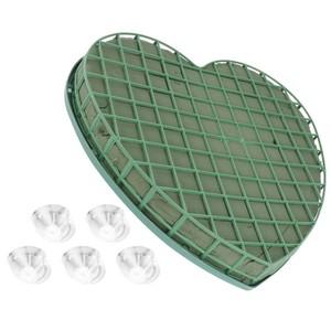 수국 꽃꽂이 진흙 흡입 컵 웨딩 자동차 꽃 가짜 스폰지 빨판